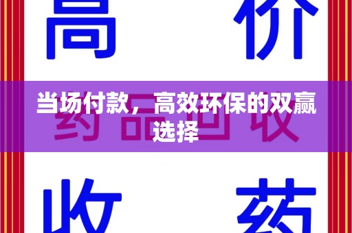 台州当场付款，高效环保的双赢选择